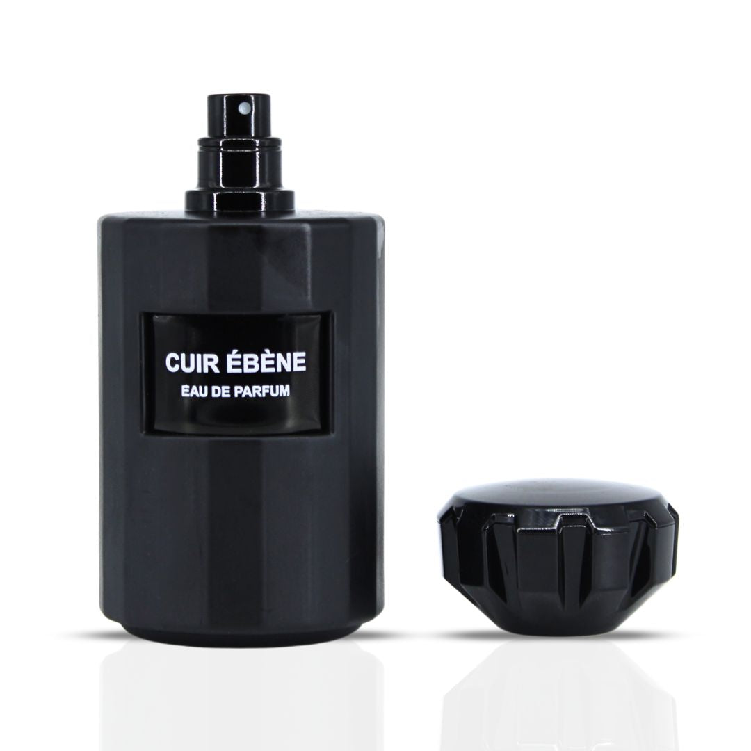 Cuir Ebene Eau De Parfum Spray 100ML (3.4 OZ) by Vurv | A Bold Blend of Sweet Raspberry, Rich Saffron, and Leathery Warmth. - Intense Oud