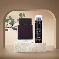 Oudi EDP Spray 100ML (3.4 OZ) With DEO 50ML (1.7 OZ) By Ard Al Zaafaran |  Long Lasting, Luxurious, Captivating Fragrance. - Intense Oud