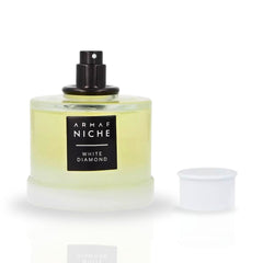 Niche White Diamond For Men EDT Spray 90ML (3 OZ) By Armaf | Long Lasting, Refreshing, Exotic Florals, Woody Undertones. - Intense Oud
