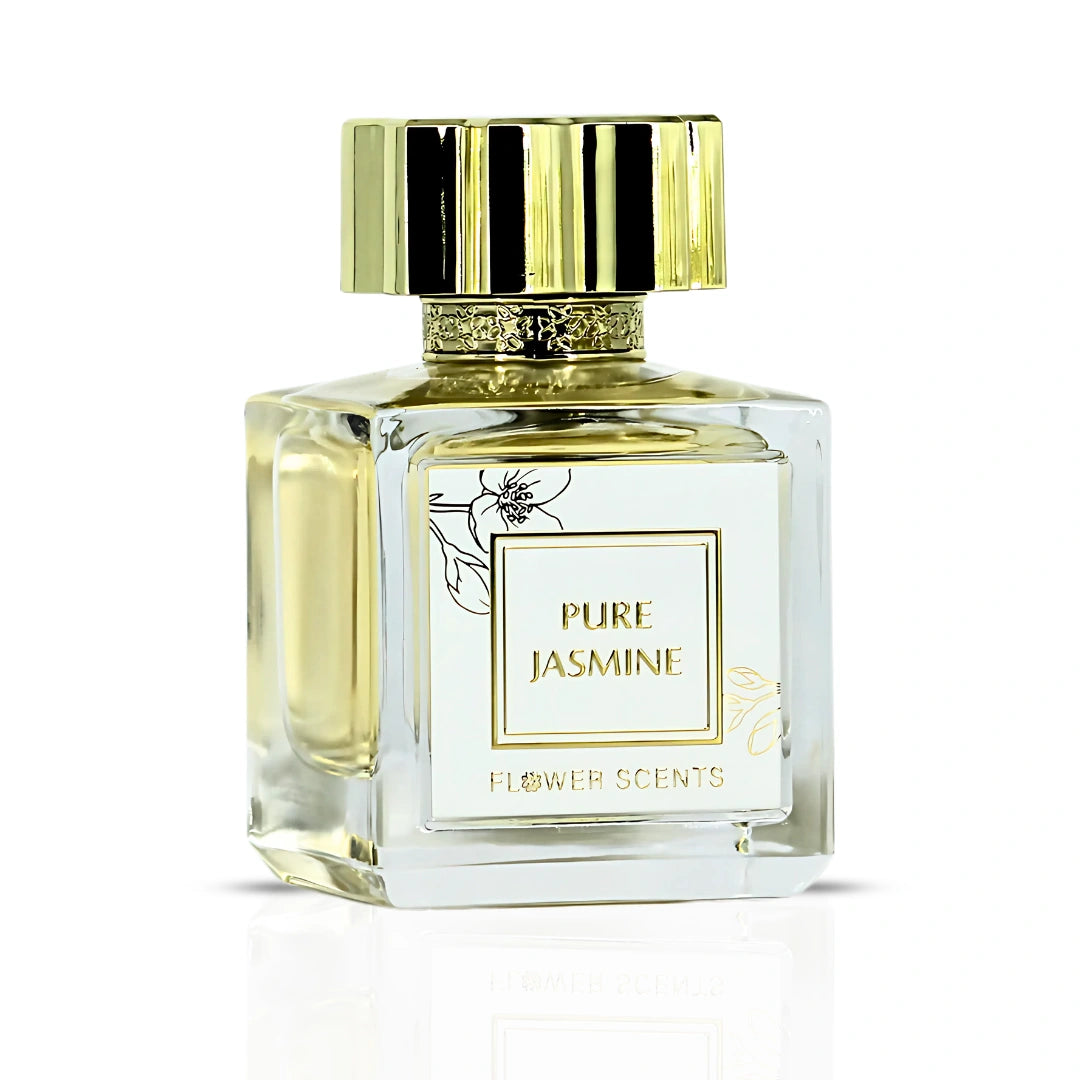Pure Jasmine Eau de Parfum Spray 65ml (2.2 oz) by Flower Scents | Dew-Kissed Jasmine, Zested With Lemon, Softened by Musk - Intense Oud