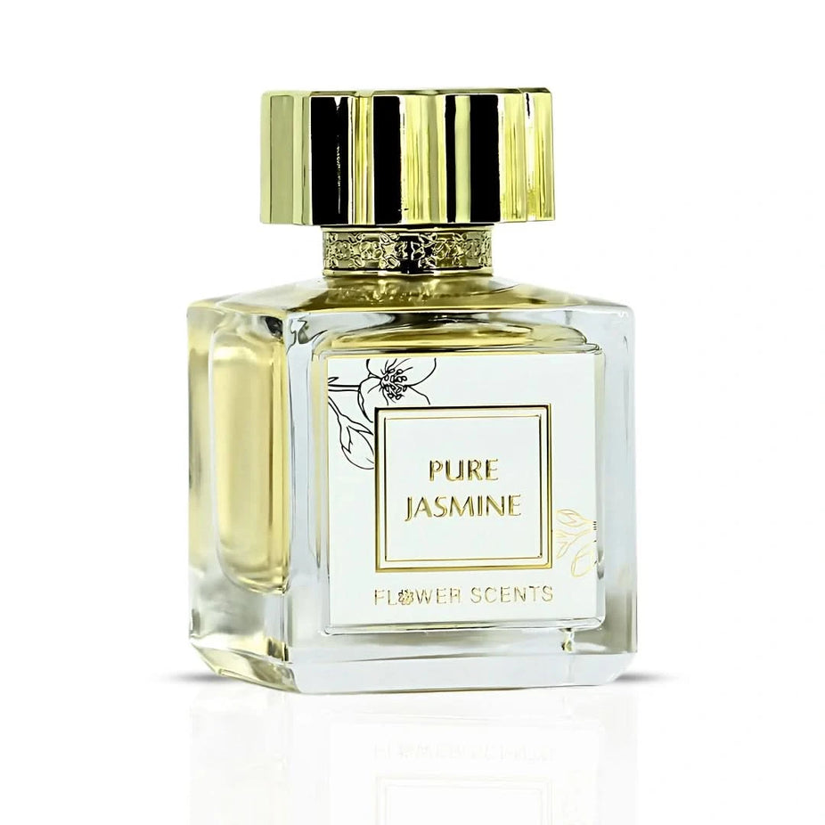 Flower Scents Pure Jasmine Eau de Parfum spray bottle, 65ml, with floral jasmine scent and elegant perfume packaging.