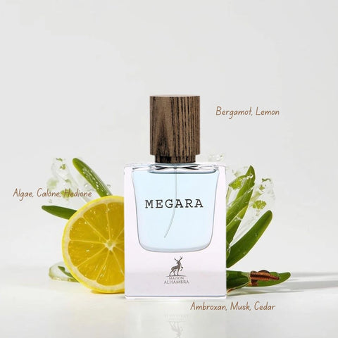 Megara Eau de Parfum Spray 50ml (1.7 oz) by Maison Alhambra - Intense Oud