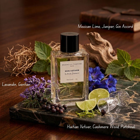 Mon Vetiver by Bruno Jovanovic Eau de Parfum Spray 100ml (3.4 oz) by Essential Parfums