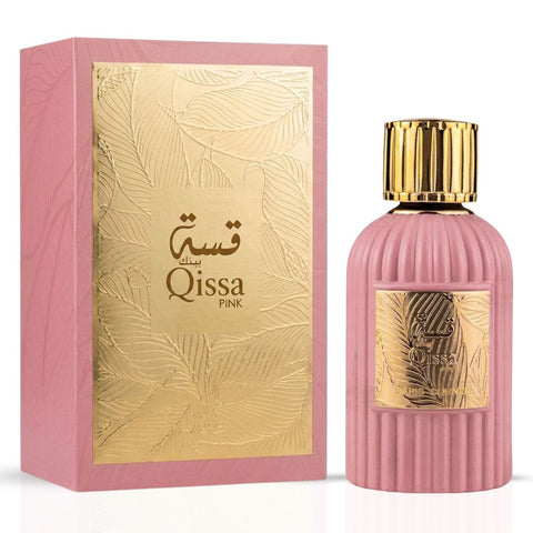 Qissa Gala & Qissa Pink Eau de Parfum Sprays 100ml (3.4 oz) by Paris Corner (Bundle)