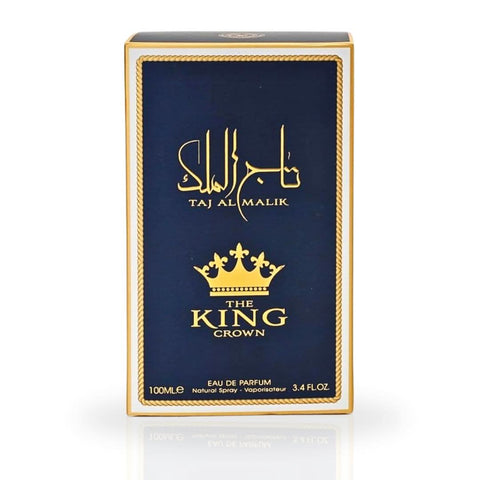 Taj Al Malik EDP spray by Ard Al Zaafaran, 100ML, featuring a warm spicy floral fragrance in an elegant bottle.