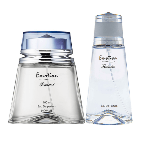 Emotion EDP (Couple Set) Men & Women - 100 ML (3.4 oz) by Rasasi - Intense oud