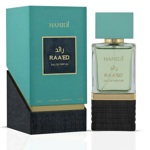Al Aqeed & Raeed Eau de Parfum Sprays 100ml (3.4 oz) by Hamidi (Bundle) - Intense Oud