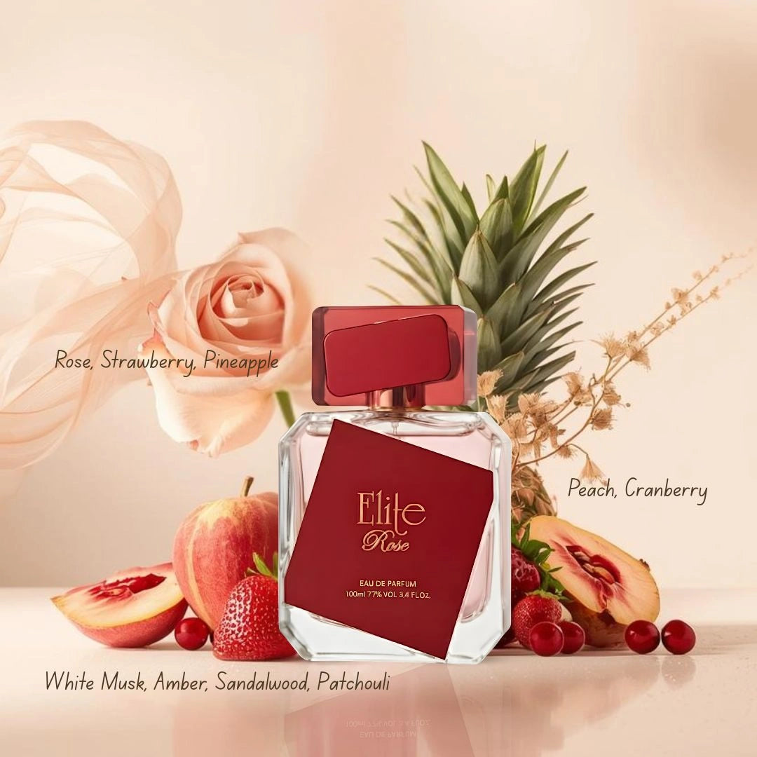 Elite Rose Eau de Parfum Spray 100ml (3.4 oz) by Oud Elite - Intense Oud
