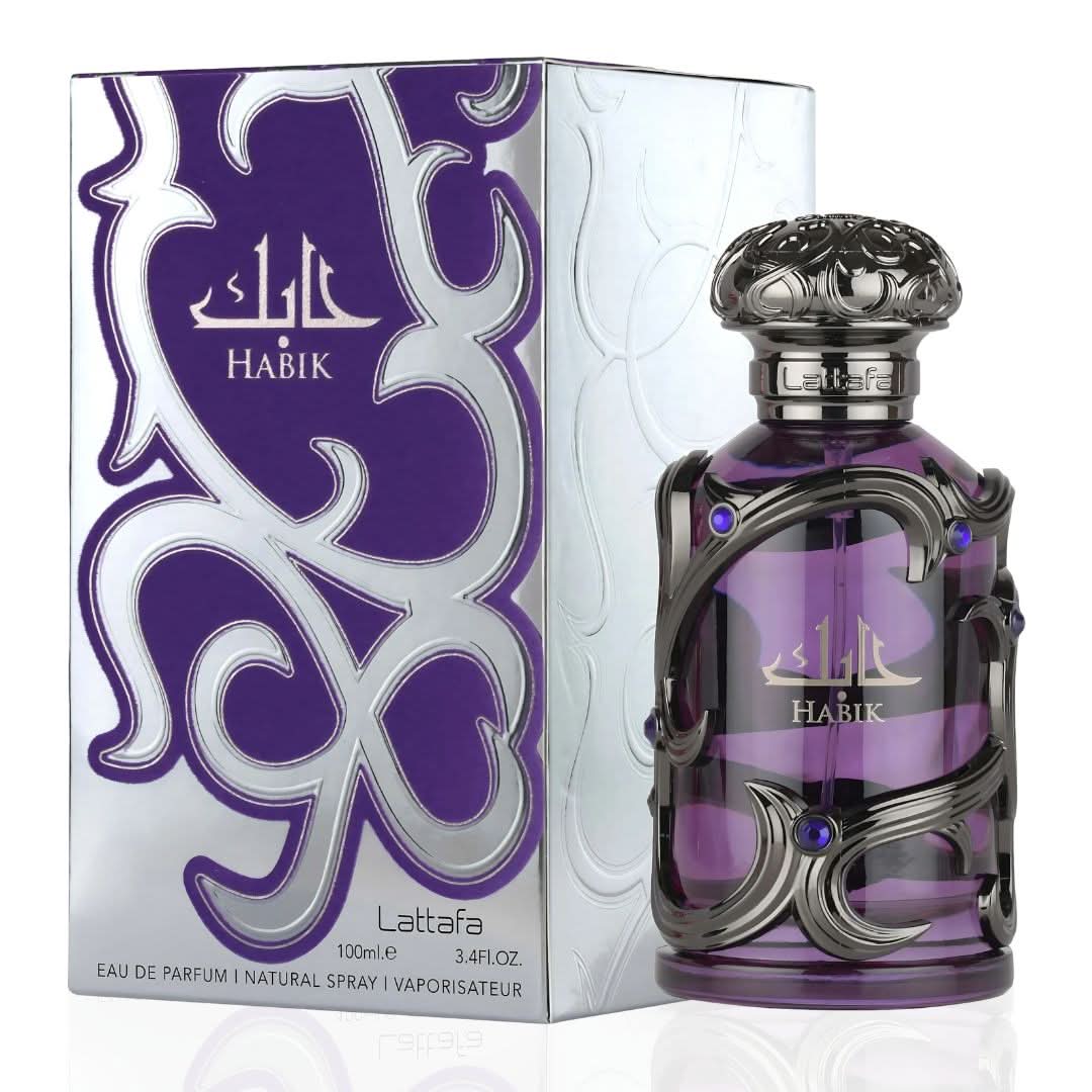 Bundle of Intense Oud Eau de Parfum sprays including Hawas Fire by Rasasi, Habik Men by Lattafa, and Naif by Ard Al Zaafaran, 100ml each.