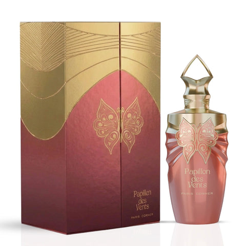 Bundle of Paris Corner Jardin des Papillons and Papillon des Vents Eau de Parfum sprays, 100ml bottles, featuring floral and airy scents.