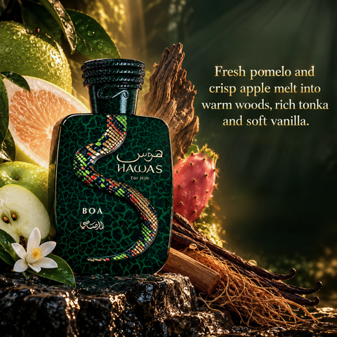 Hawas BOA For Him Limited Edition Eau De Parfum Spray 100ml (3.38 oz) by Rasasi