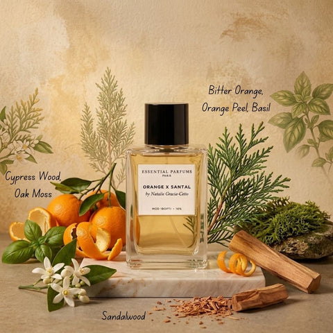 Orange X Santal by Natalie Gracia-Cetto Eau de Parfum Spray 100ml (3.4 oz) by Essential Parfums