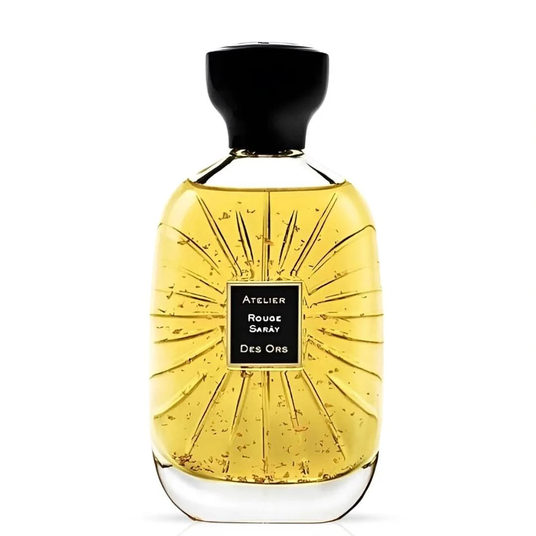 Rouge Sarây Eau de Parfum spray by Atelier Des Ores, 100ml, featuring a sleek bottle with elegant packaging.