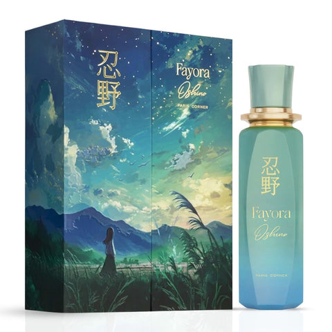 Amber Oud Aqua Dubai Extrait de Parfum By Al Haramain & Fayora Oshino Eau de Parfum by Paris Corner Sprays 100ml (3.4 oz) (Bundle)