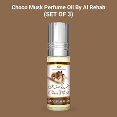 Choco Musk 6ml Perfume Oil by Al Rehab | Indulge in the irresistible blend of musk and chocolate. (PACK OF 3) - Intense Oud