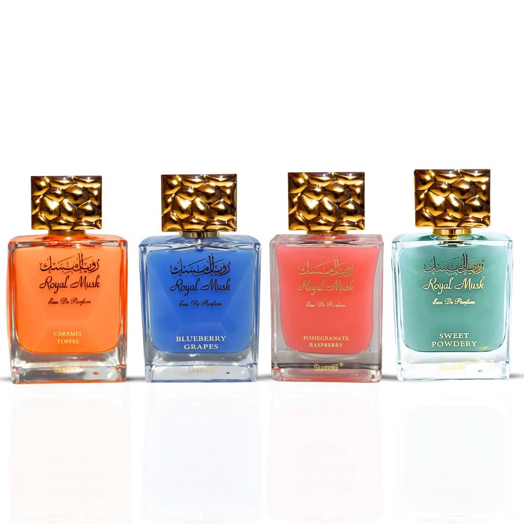 Royal Musk Caramel Toffee, Pomegranate Raspberry, Blueberry Grapes ...