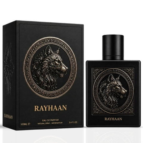 Rayhaan Lion & Wolf Eau de Parfum Sprays 100ml (3.4 oz) by Rayhaan (Bundle)