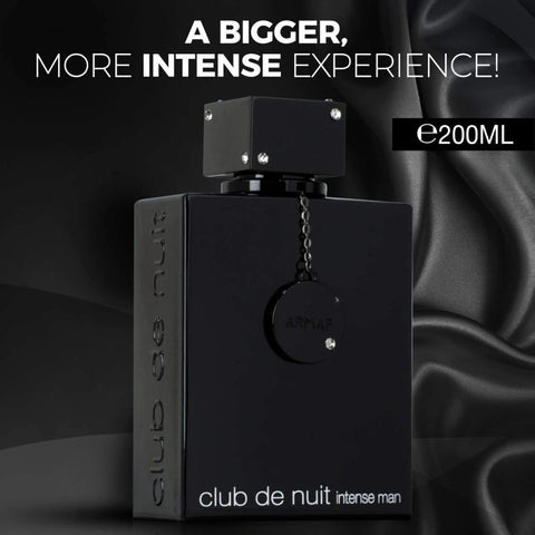 Club De Nuit Intense Man Eau de Parfum Spray 200ml (6.8 oz) by Armaf | First Impression: Electric. Lasting Memory: Legendary. - Intense Oud