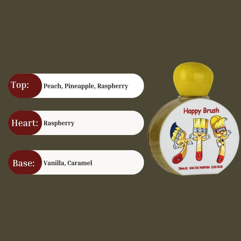 Happy Brush For Kids Eau De Parfum Spray 75ML (2.5 OZ) By Lattafa Pride | Fresh, Fruity, Gourmand Fragrance. - Intense Oud