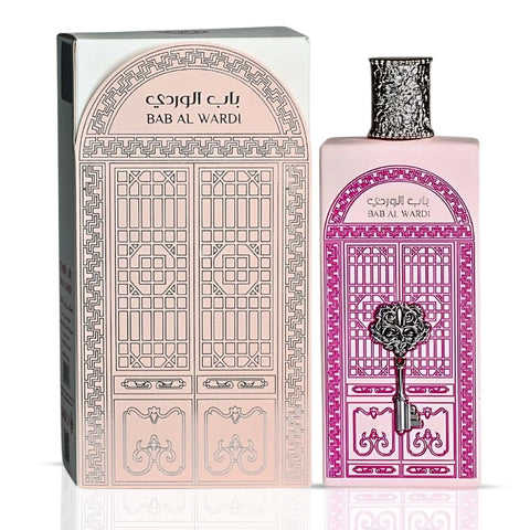 Ahubbak Love in Paris & Bab al Wardi by Ard Al Zaafaran & Habik Women by Lattafa - Eau de Parfum Sprays 100ml (3.4 oz) (Mary's Pink Bundle) - Intense Oud