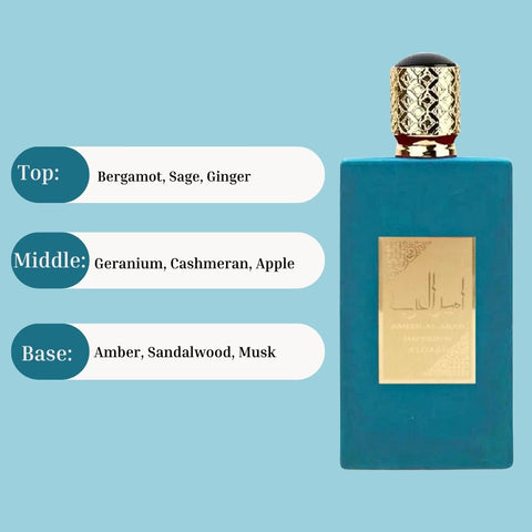 Ameer Al Arab Imperium EDP Spray 100ML (3.4OZ) by Asdaaf | Long Lasting, Refreshing, Sensual Fragrances. - Intense Oud