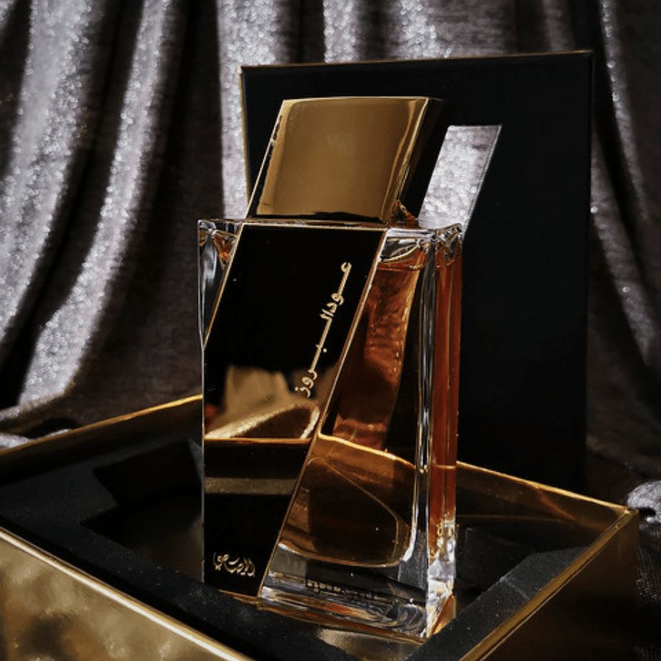 Rasasi Boruzz Abeer Malasiya EDP 50ML perfume bottle with elegant packaging and design.