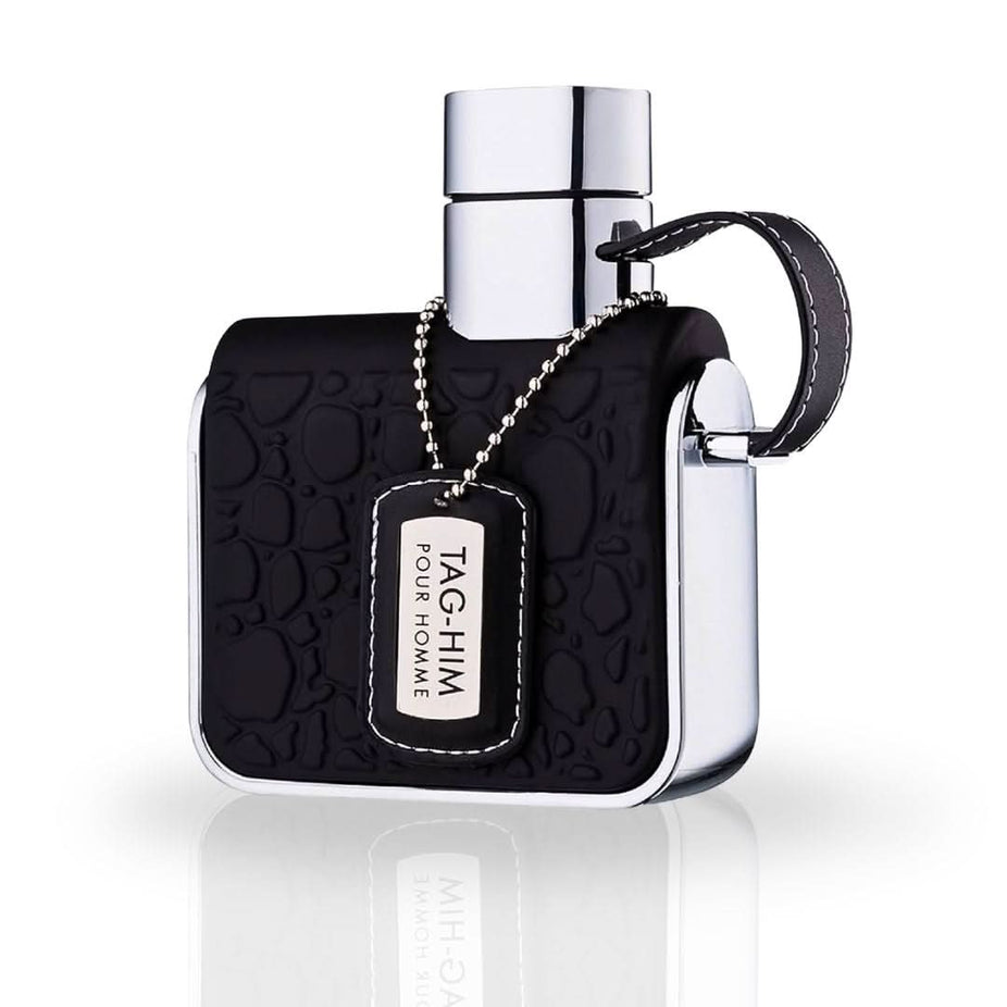 Armaf Tag Him EDP Spray 100ML Eau De Toilette bottle with sleek design, representing a masculine fragrance.