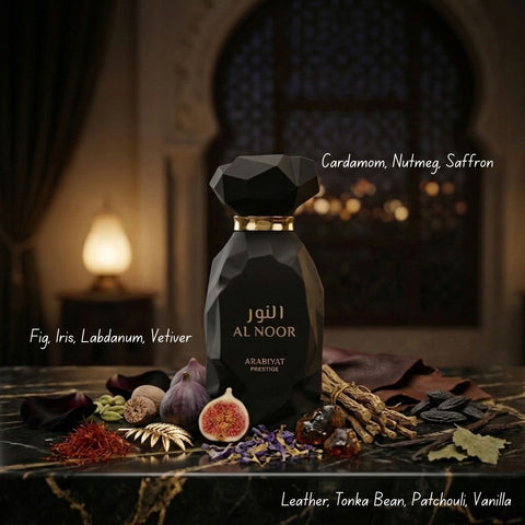 Al Noor Eau de Parfum Spray 100ml (3.4 oz) by Arabiyat Prestige