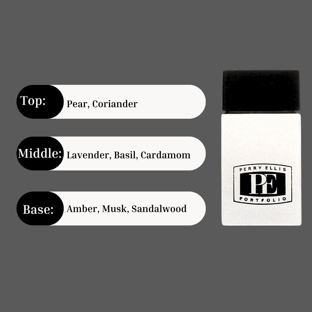 Portfolio For Men Cologne EDT 5ML (0.17 OZ) by Perry Ellis | Long Lasting & Luxurious, Fragrance Miniatures. - Intense Oud