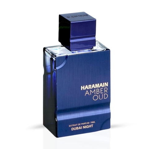 Amber Oud Dubai Night Extrait De Parfum Spray 75ML (2.5 OZ) by Al Haramain | A Fusion of Spice, Florals & Warm Woods. - Intense Oud