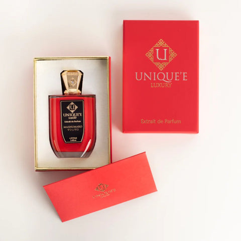 Unique'e Luxury Mashumaro Extrait de Parfum 100ml bottle, elegant design for the EDP fragrance.