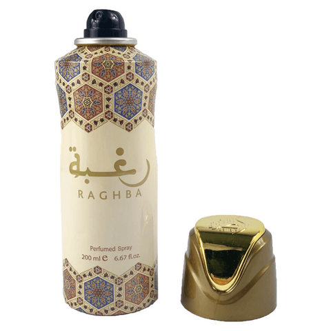 Raghba Deodorant - 200ML (6.7 oz) by Lattafa - Intense oud