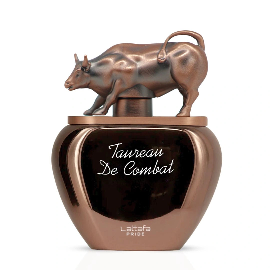 Taureau De Combat Eau de Parfum Spray 100ml (3.4 oz) by Lattafa Pride | A Bold Statement in Every Note - Intense Oud