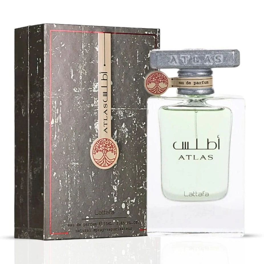 Intense Oud Ocean Breeze, Atlas by Lattafa, Millennium by Hamidi 100ml perfume spray bundle featuring fresh, aromatic scents.