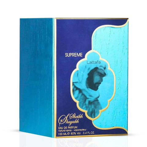 Sheikh Al Shuyukh Supreme Eau de Parfum Spray 100ml (3.4 oz) by Lattafa - Intense Oud