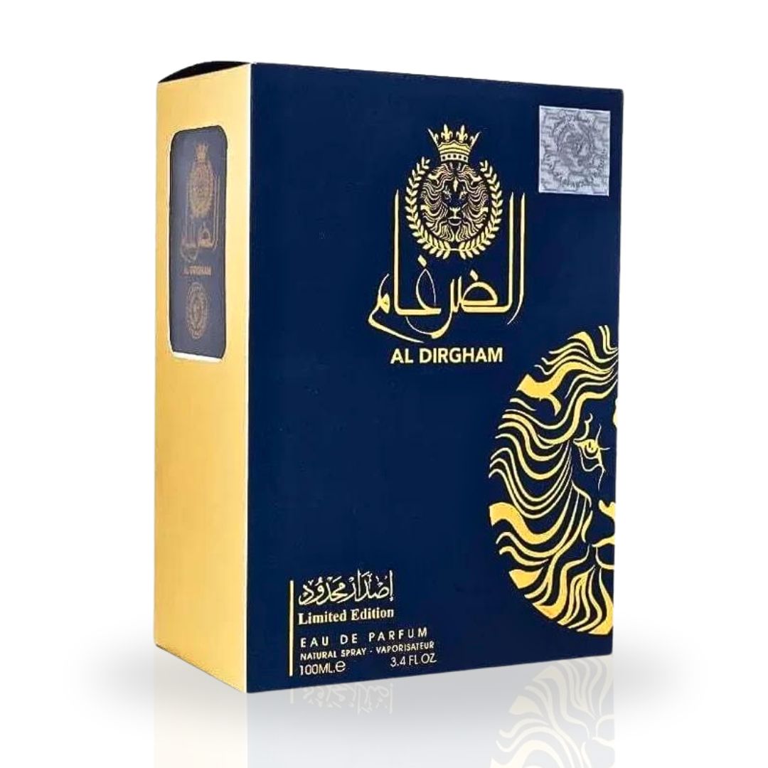 Al Dirgham Limited Edition EDP Spray 100ML By Ard Al Zaafaran | Long Lasting, Luxurious, Floral Fragrance. - Intense Oud