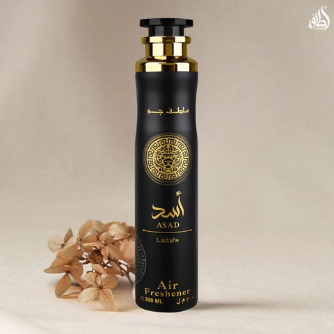 Asad Air Freshener 300ml (10.1 oz) by Lattafa | No Ordinary Freshness – A Statement in Scent - Intense Oud