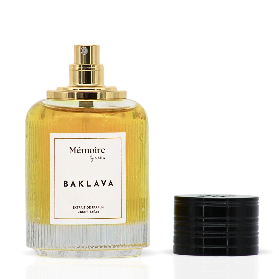 Baklava Extrait de Parfum Spray 100ml (3.3 Oz) - Memoire Collection by Azha | Where Decadence Meets Elegance - Intense Oud