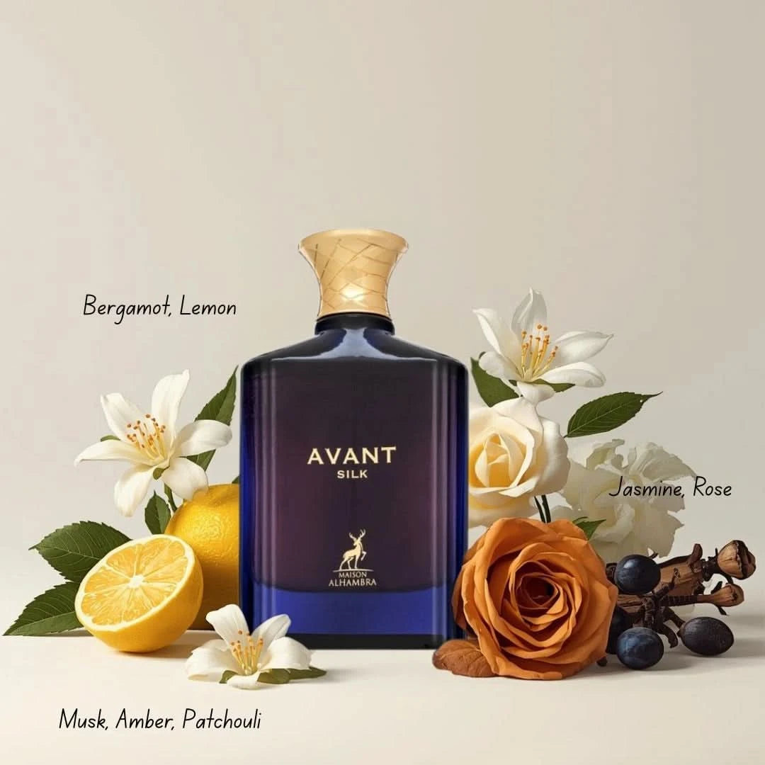 Avant Silk Eau de Parfum Spray 100ml (3.4 oz) by Maison Alhambra - Intense Oud