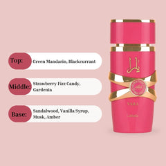 Yara Candy Eau De Parfum Spray 100ML (3.4 OZ) By Lattafa | Indulge In A Playful Burst Of Fruity Sweetness. - Intense Oud