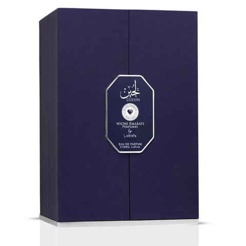 Niche Emarati Lujain Eau de Parfum Spray 100ml (3.4 oz) by Lattafa - Intense Oud
