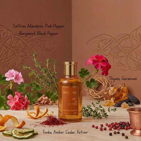 Bharara Rey de Reyes Orange Eau de Parfum Spray 100ml (3.4 oz) by Bharara