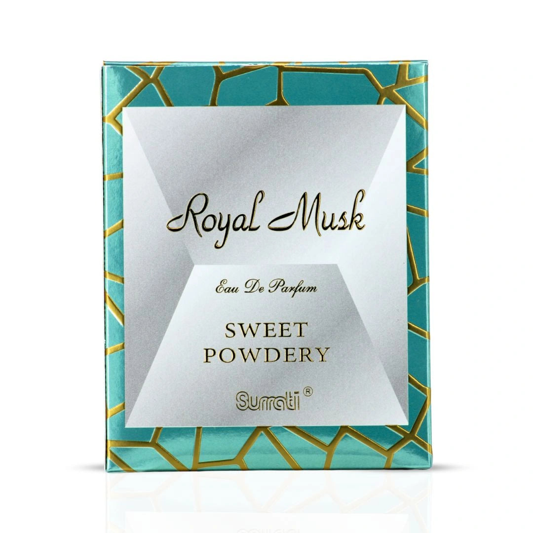 Royal Musk Sweet Powdery EDP 100ML (3.4 OZ) by SURRATI, Exotic Fragrances for Men & Women. - Intense Oud