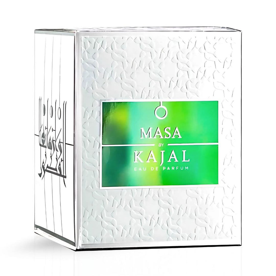 Kajal Masa Eau de Parfum Spray 100ml bottle with elegant packaging and floral fragrance scent.