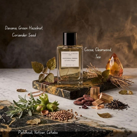 Patchouli Mania by Fabrice Pellegrin Eau de Parfum Spray 100ml (3.4 oz) by Essential Parfums