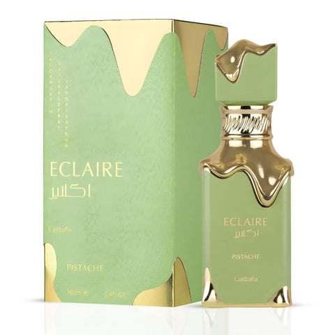 Eclaire Banoffi & Eclaire Pistache Eau de Parfum Sprays 100ml by Lattafa (Bundle) - Intense Oud