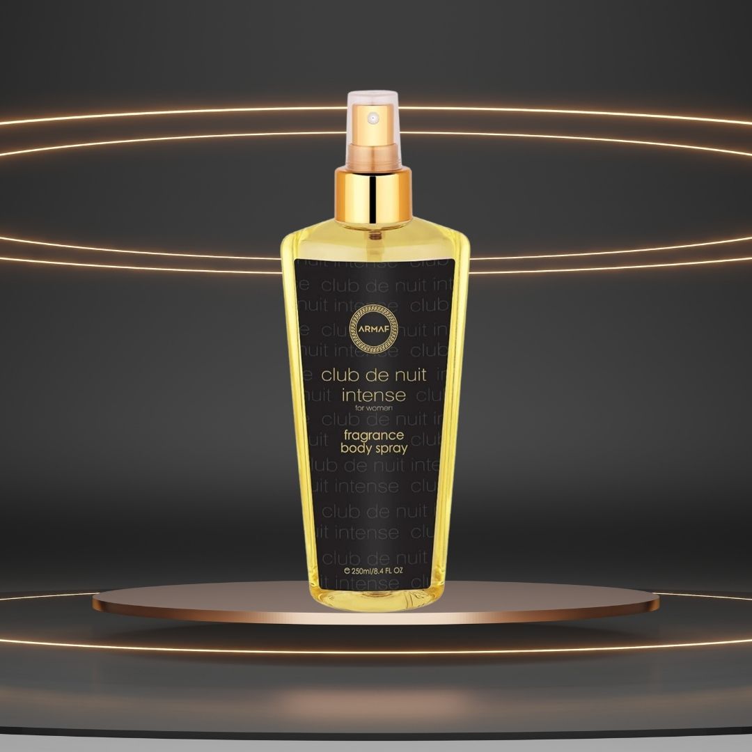 Club De Nuit Intense Women Fragrance Body Mist 250ML (8.4 OZ) By Armaf | Indulge In The Pure Elegance Of This Exotic Body Mist. - Intense Oud