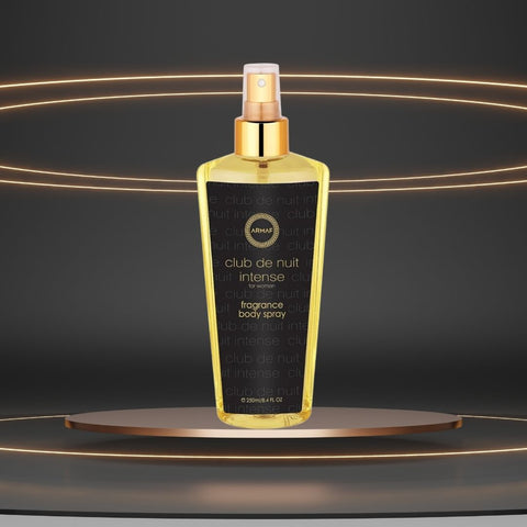Club De Nuit Intense Women Fragrance Body Mist 250ML (8.4 OZ) By Armaf | Indulge In The Pure Elegance Of This Exotic Body Mist. - Intense Oud
