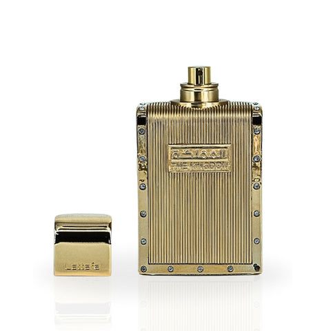 The Kingdom for Men Eau De Parfum Spray 100ML (3.4 OZ) by Lattafa | Long Lasting, Refreshingly Captivating Scent. - Intense Oud