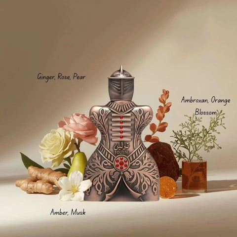 Lattafa Niche Emarati Toleen Eau de Parfum spray bottle, 80ml, with elegant gold and black design and perfume cap.